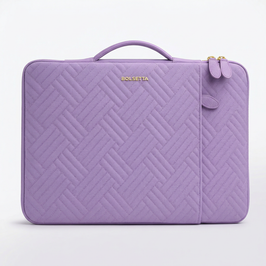 Bolsetta Quilted 17.3" Laptop Carry Case