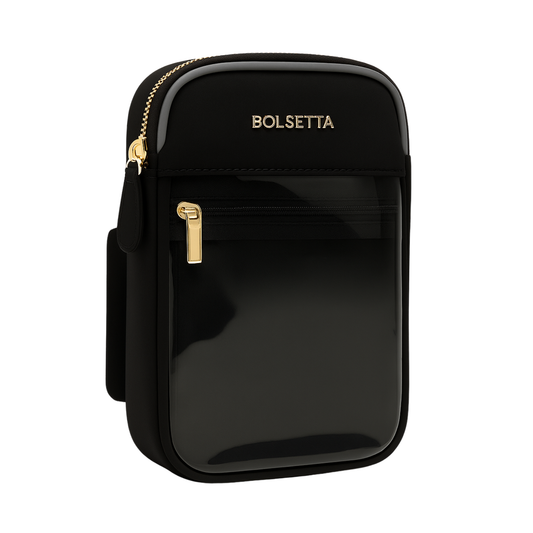 Bolsetta™ Clear-Front Magnetic Hip Bag – Stadium-Approved, Hands-Free Bag for Concerts & Events