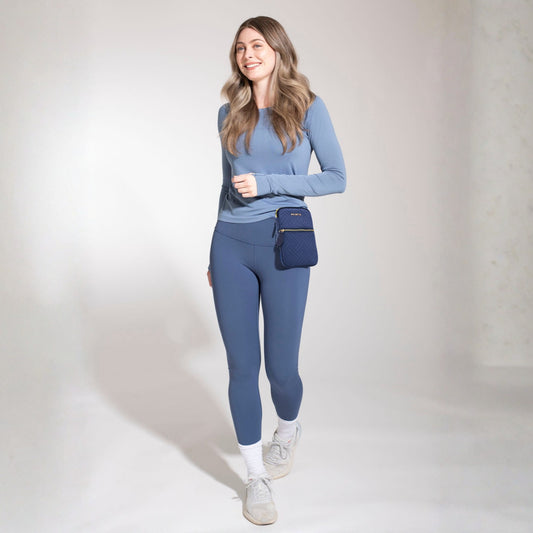 Bolsetta™ Quilt RFID Blocking Snap-On Magnetic Phone Pouch