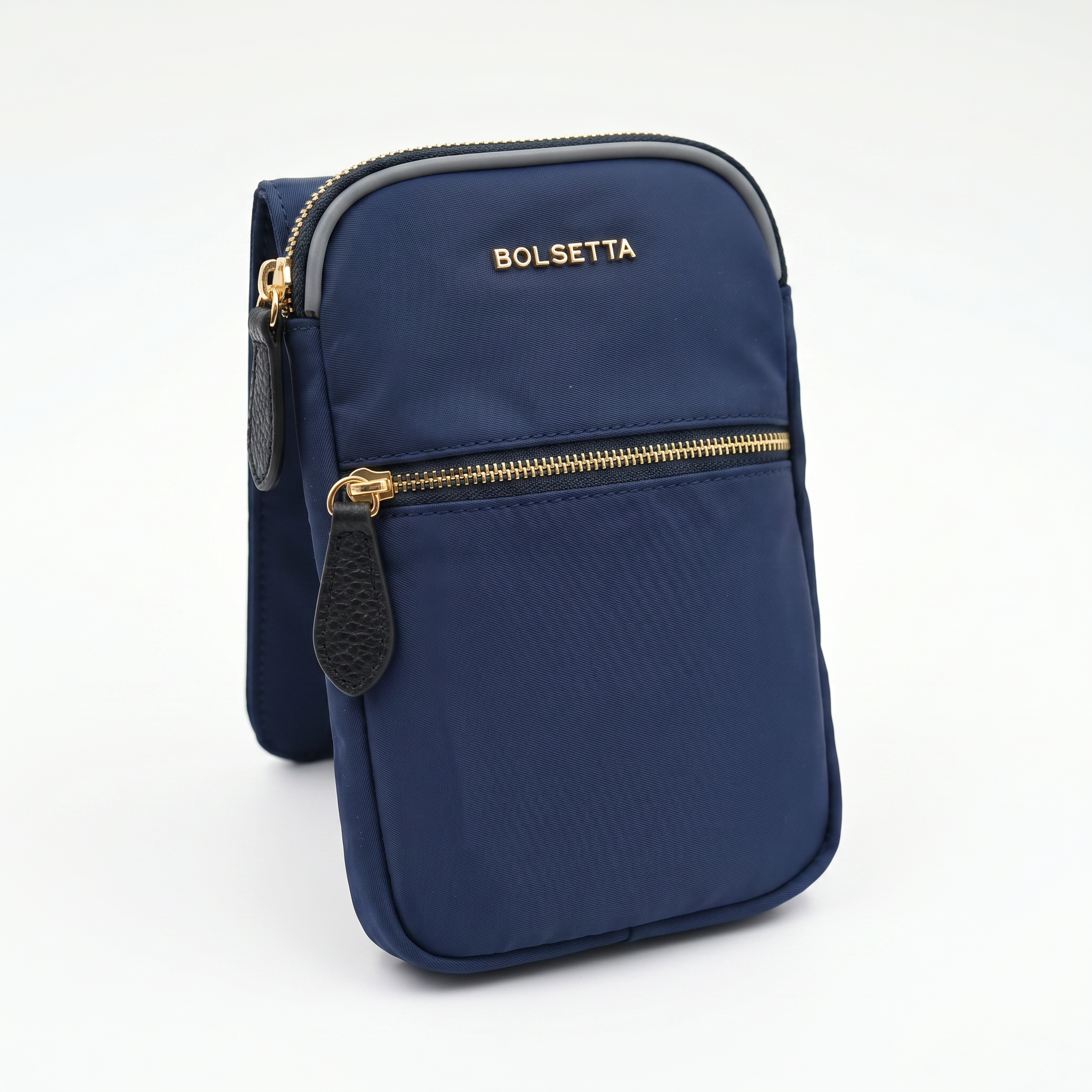 RFID Blocking Magnetic Hip Pouch w/Zippered Pocket - Bolsetta